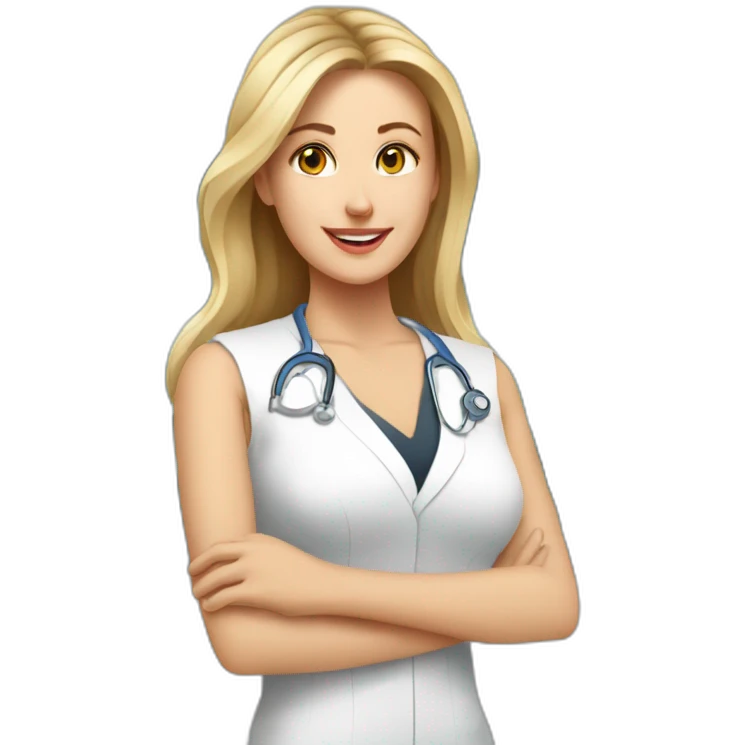 Posh-Radiologist-performing-breast-mri-to-woman emoji