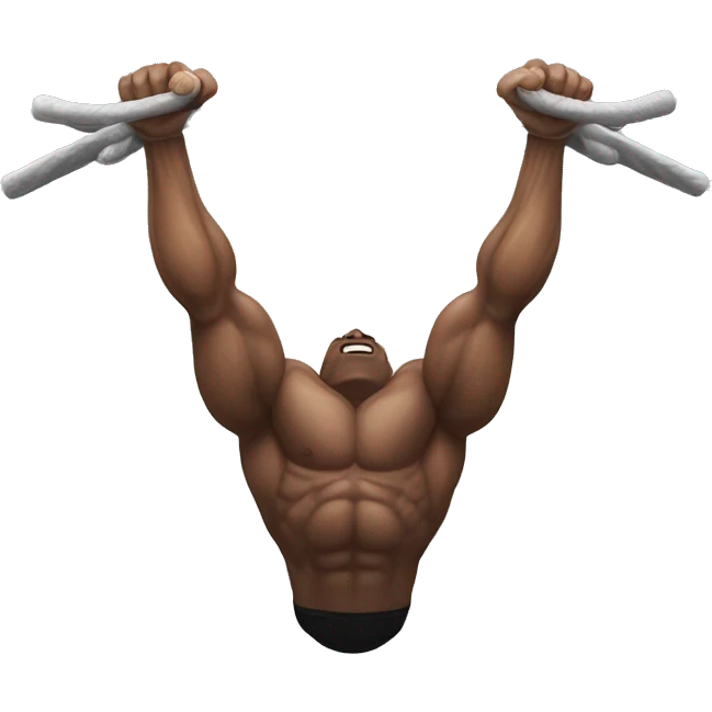 front lever, calisthenics emoji