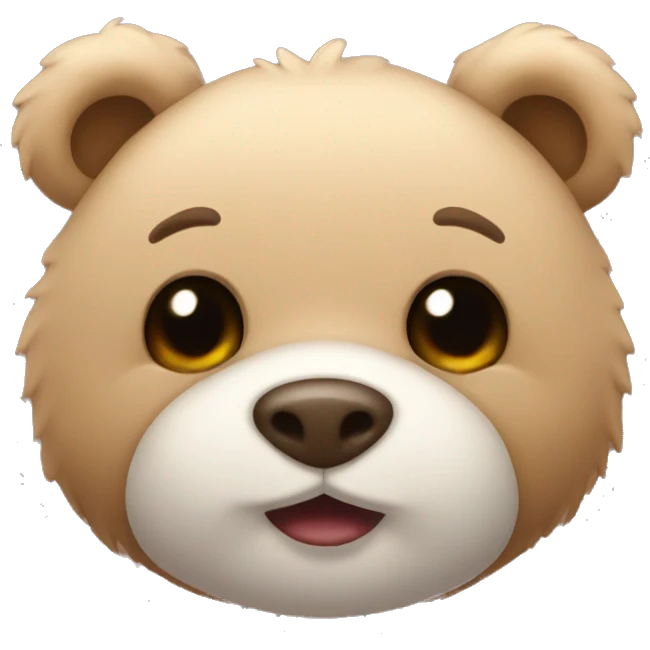 Teddy bear inlove emoji
