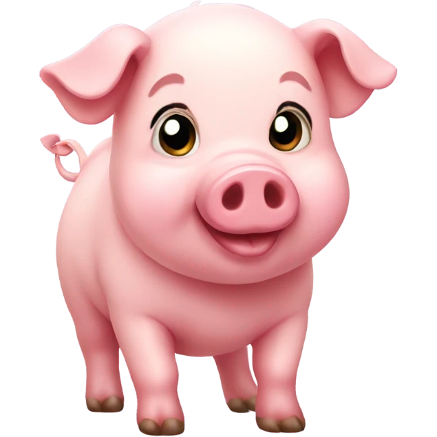 Cute pig emoji
