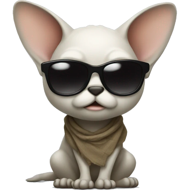 Grogu with sunglasses emoji
