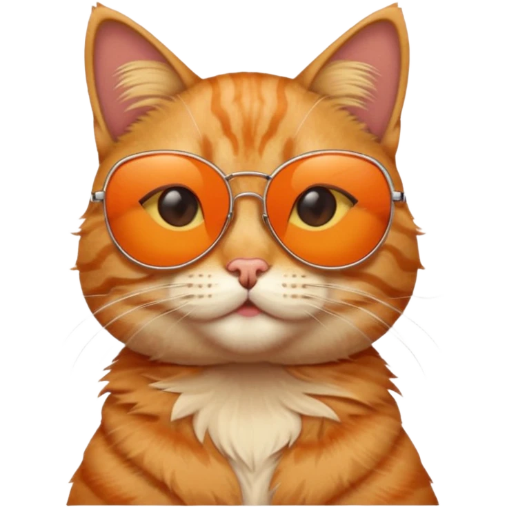 Cat wearing sunglasses emoji