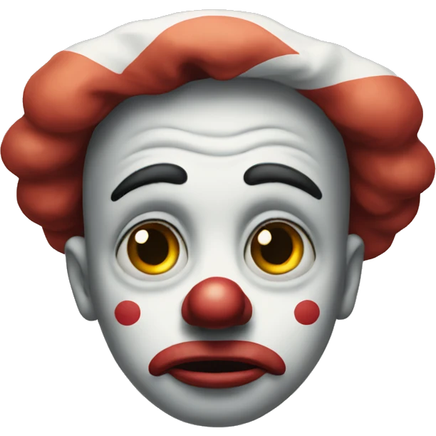 sad clown emoji