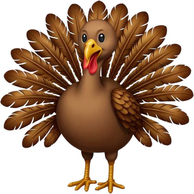 dancing turkey no head emoji
