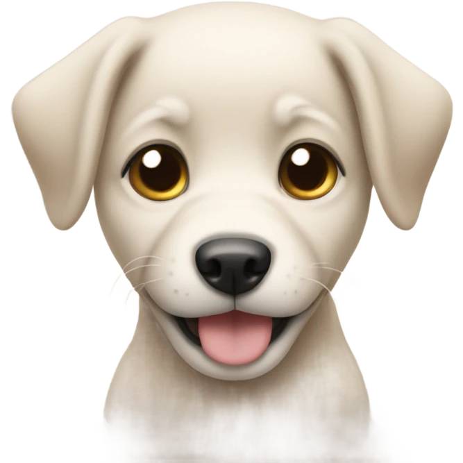Huggy puppy emoji