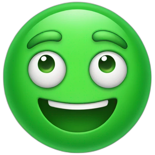 green sour face emoji emoji