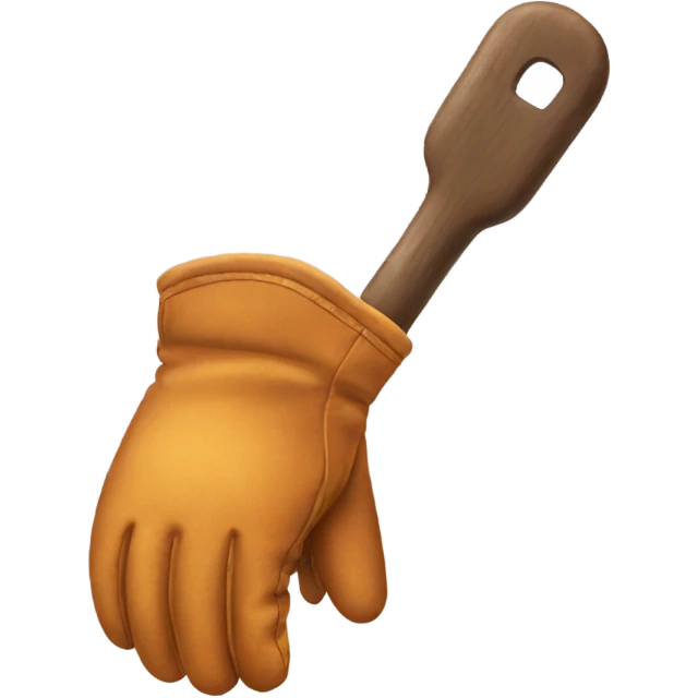 Glove on a handle emoji