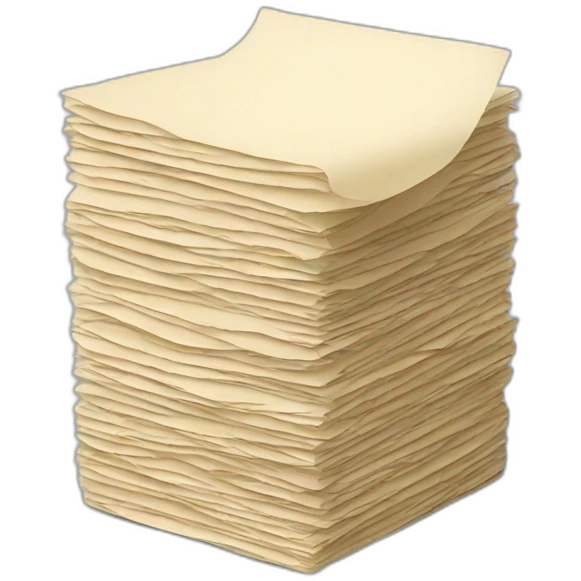 stacks paper emoji