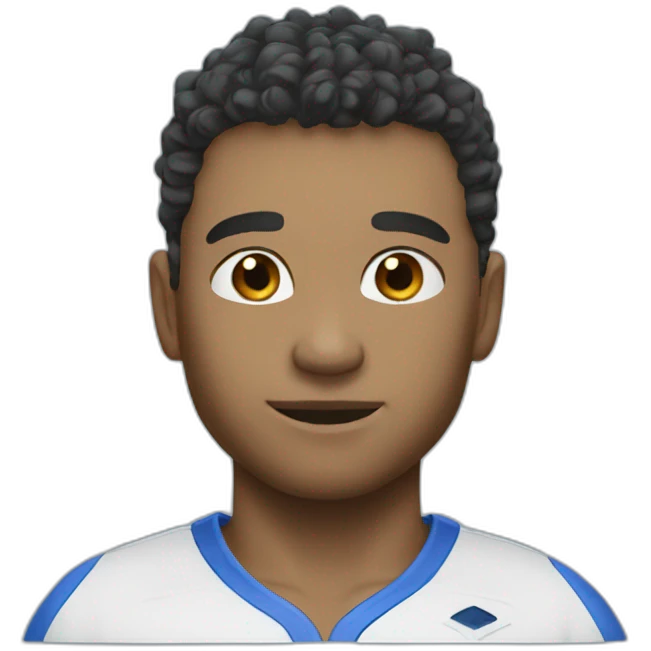 Champion bleu emoji
