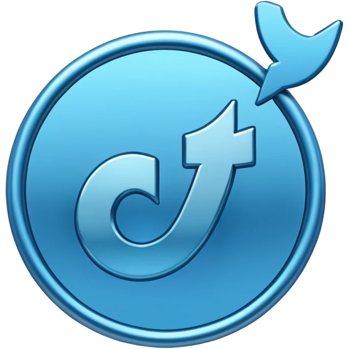 Q salga verificado azul en tik Tok emoji