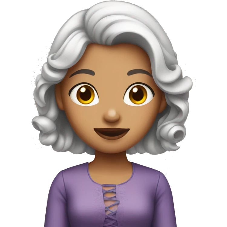 girl in dress emoji