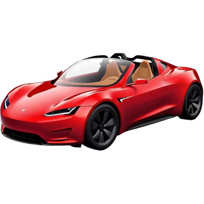Tesla Roadster - Tesla (Model Year: 2020) (Iconic colour: Dark Red) emoji