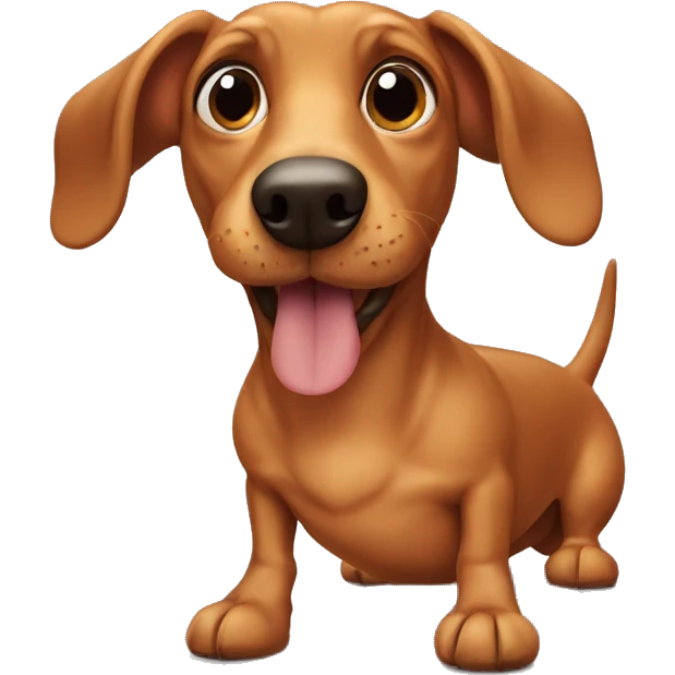 Wiener dog emoji