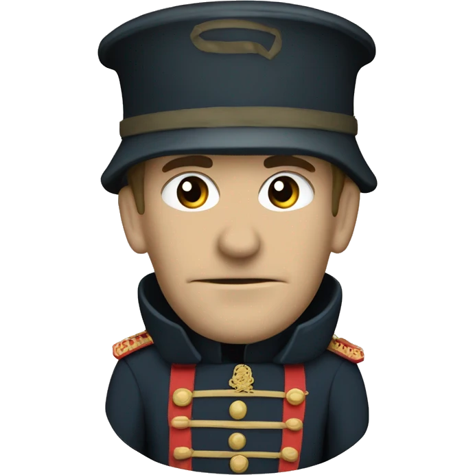 British soldier in full view of the Crimean War emoji