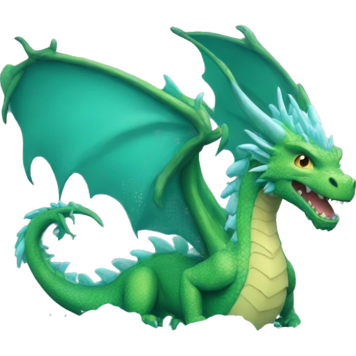 Dragon of water emoji