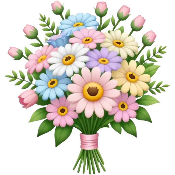 Small Pastel bouquet emoji