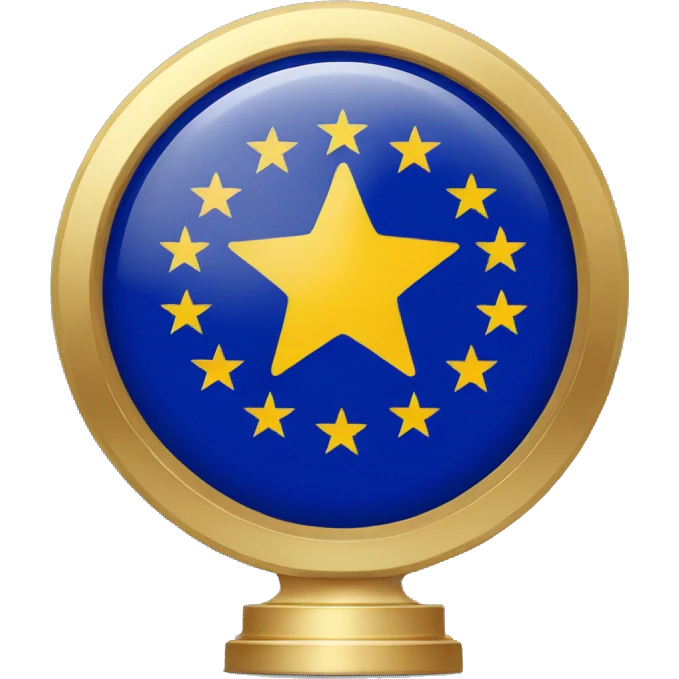 european-union-flag on trophee circle emoji