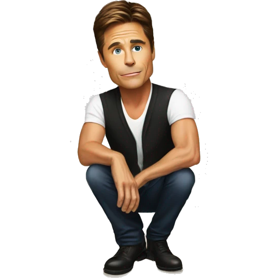 Rob Lowe and the floor emoji