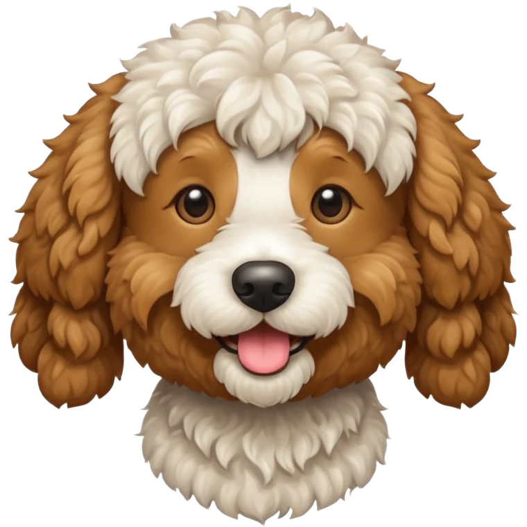 Goldendoodle dog  emoji