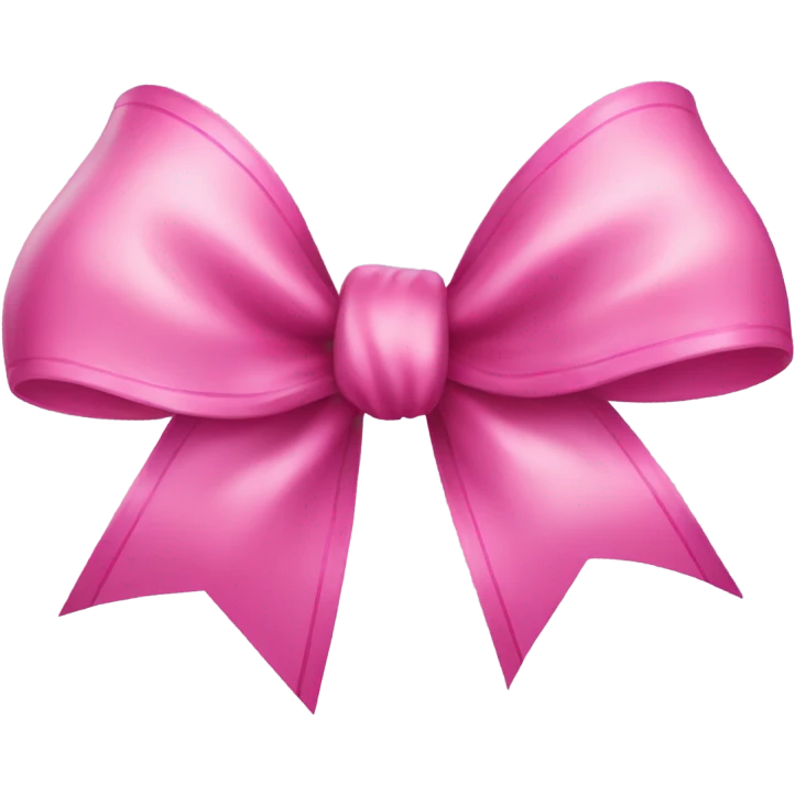 Pink bow emoji