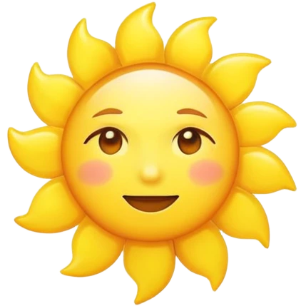 Sun emoji
