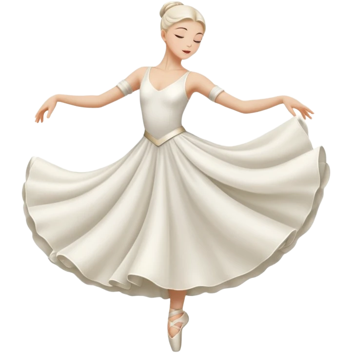white dancer emoji