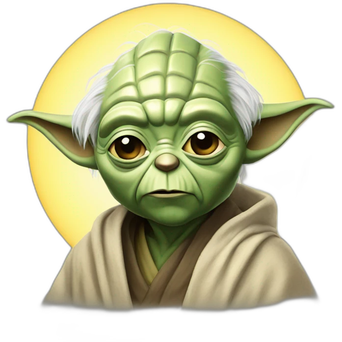 Yoda qui fume emoji