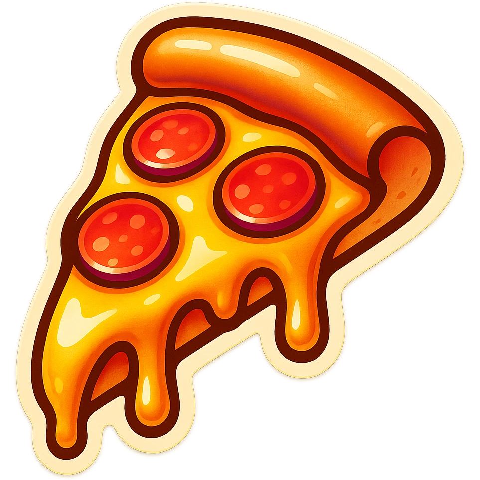 slice of pizza emoji