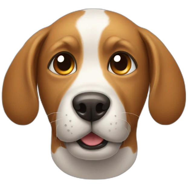 Dog with ball emoji