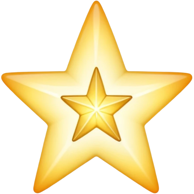 белые звезда emoji