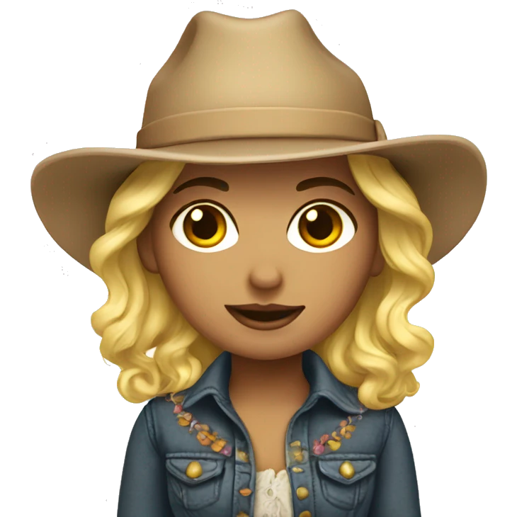Western girly emoji