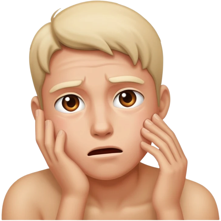 Verzweifelter Blick  emoji