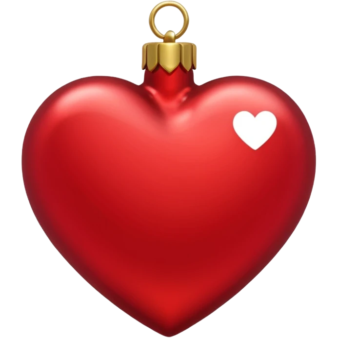 Christmas heart emoji