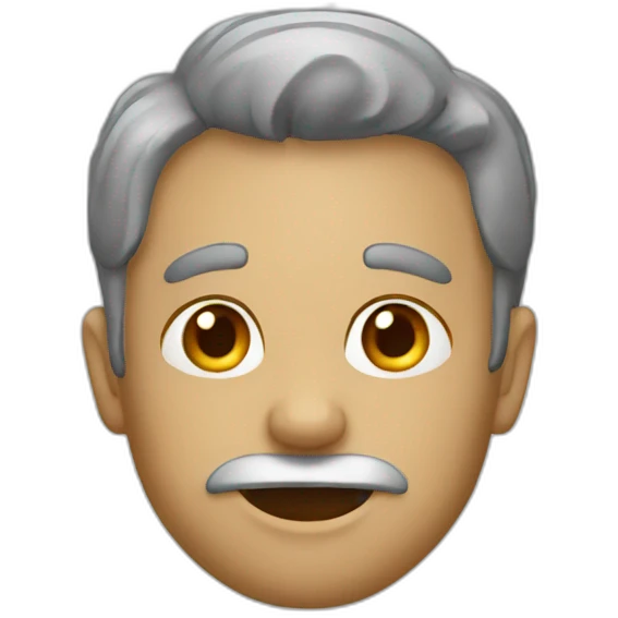 Chat gris emoji