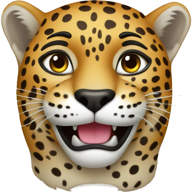 Sweet jaguar emoji