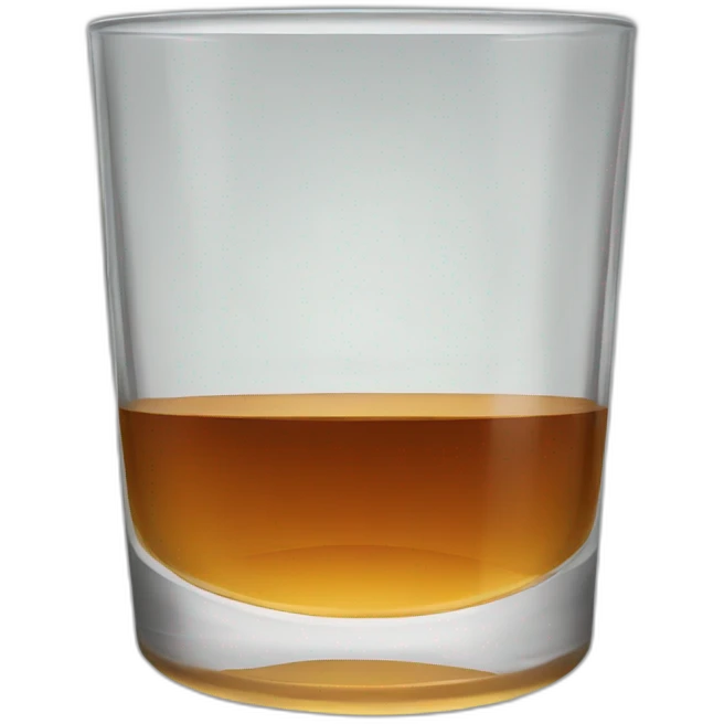  Glass of whiskey  emoji