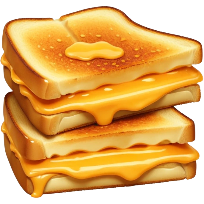 A slice of grilled cheese emoji