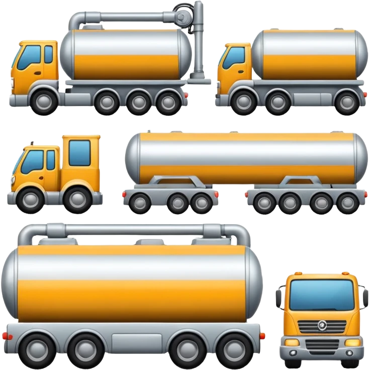 create a realistic emoji showing logistic machines emoji