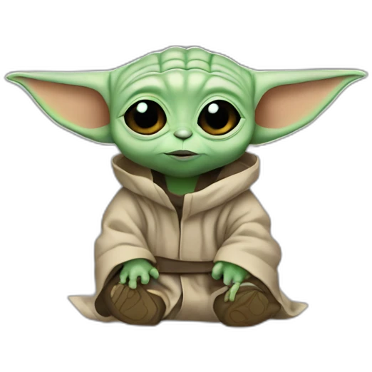 baby yoda rapper emoji