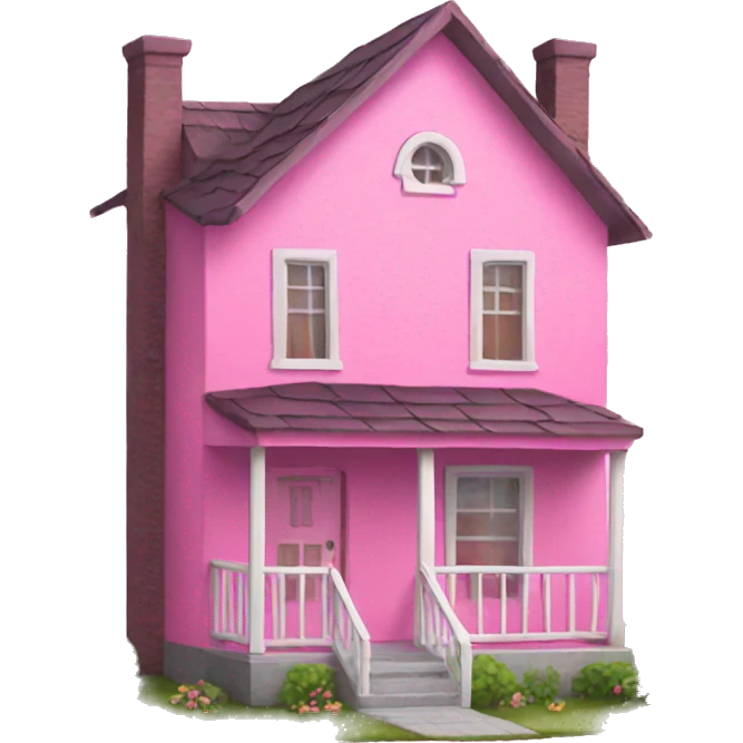 Pink home  emoji