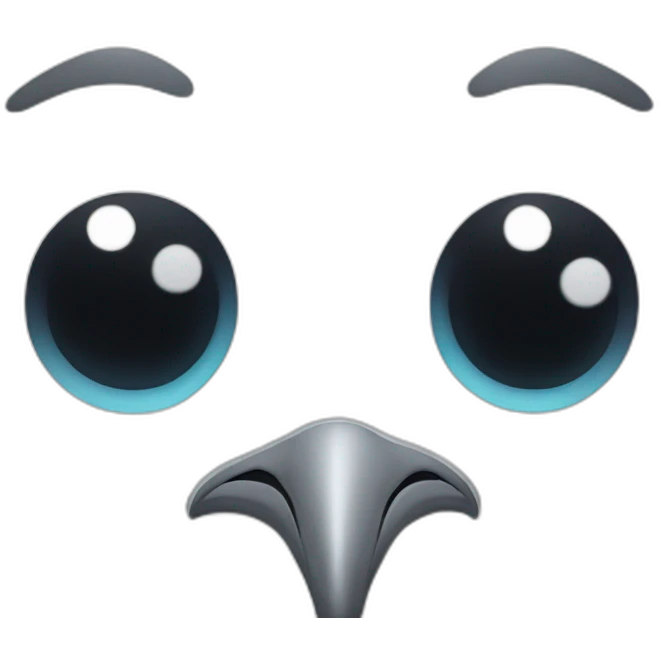 The seagull's face laughs with tears in his eyes like an emoji emoji