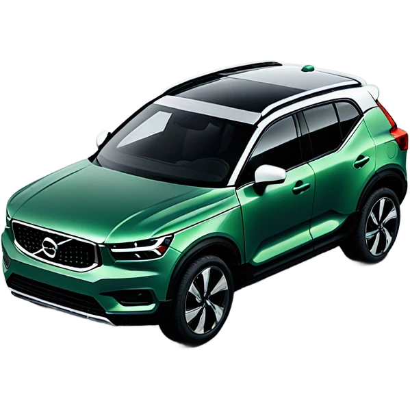 Green Volvo XC40 emoji