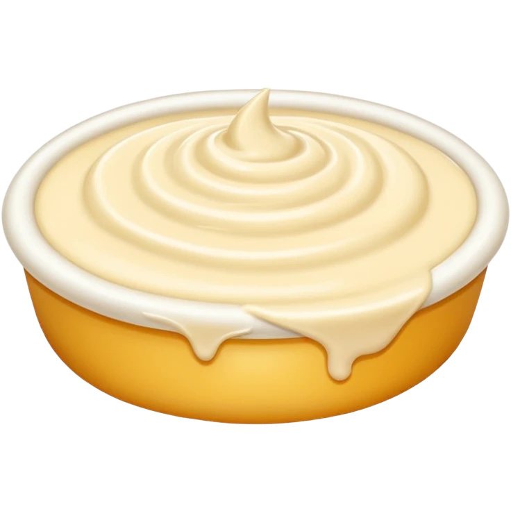 just Cream without a plate emoji
