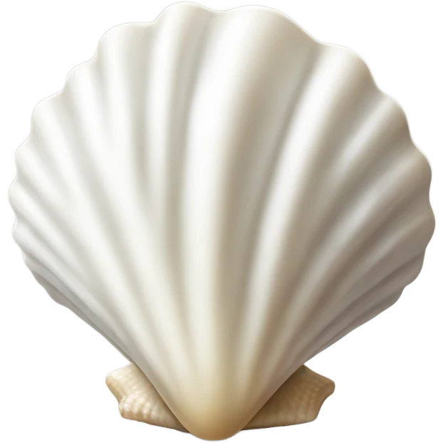 white seashell emoji