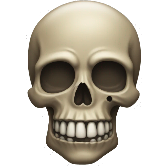 moyai emoji plus skull emoji emoji