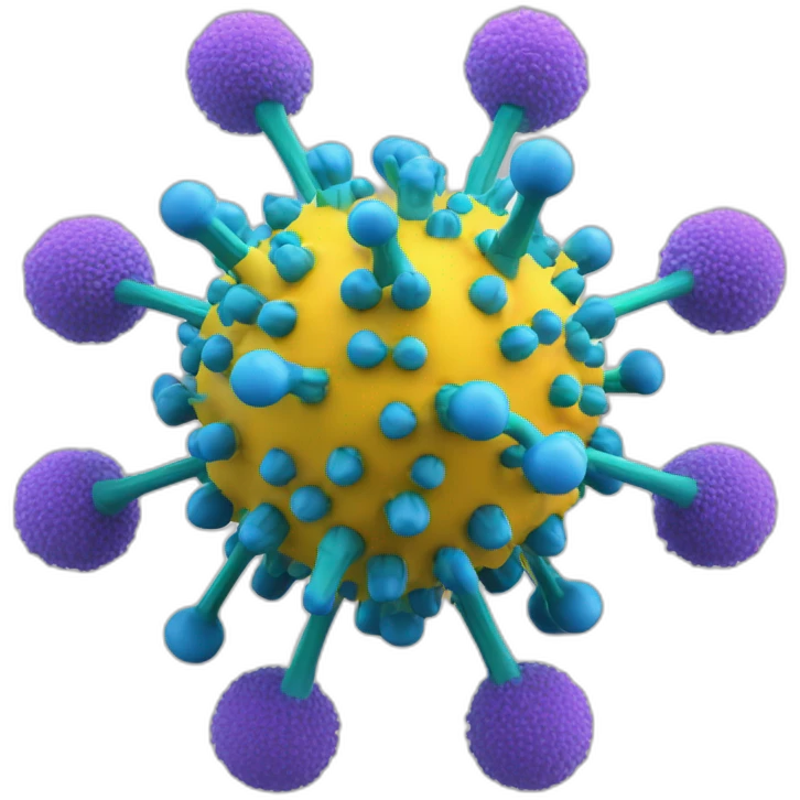 Coronavirus atomic resolution 3d structure emoji