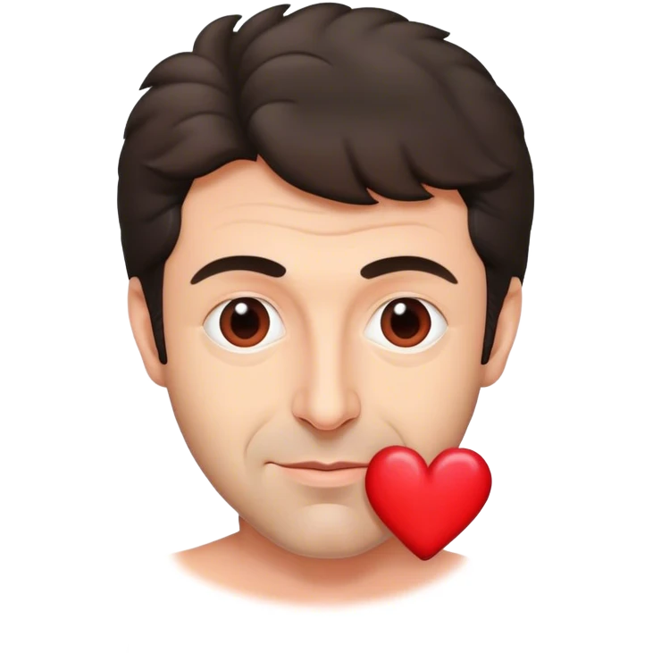 Patrick Bruel avec un cœur  emoji