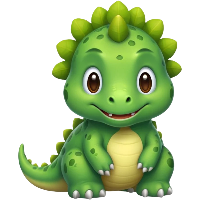 cute fluffy dinosaur emoji