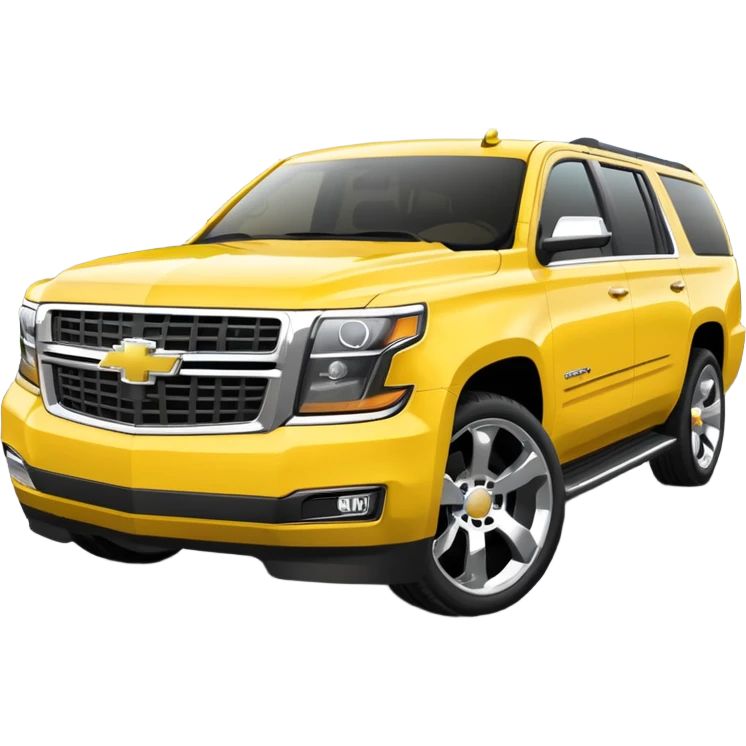 Chevrolet Suburban Yellow Custom emoji