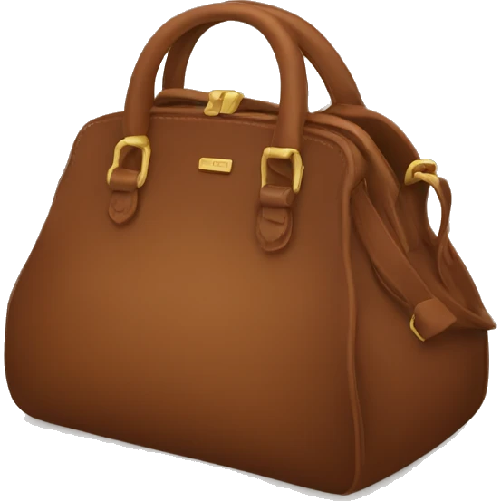 Brown fall purse bag emoji